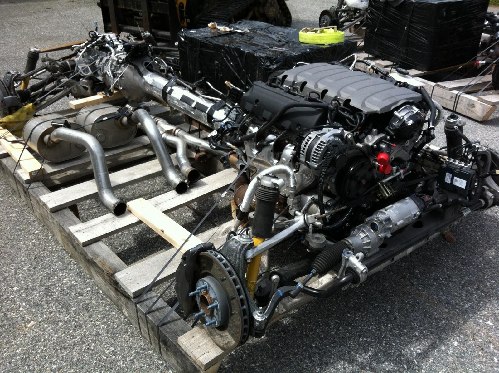 2014 C7 Corvette Complete "Rolling Chassis" with Driveline