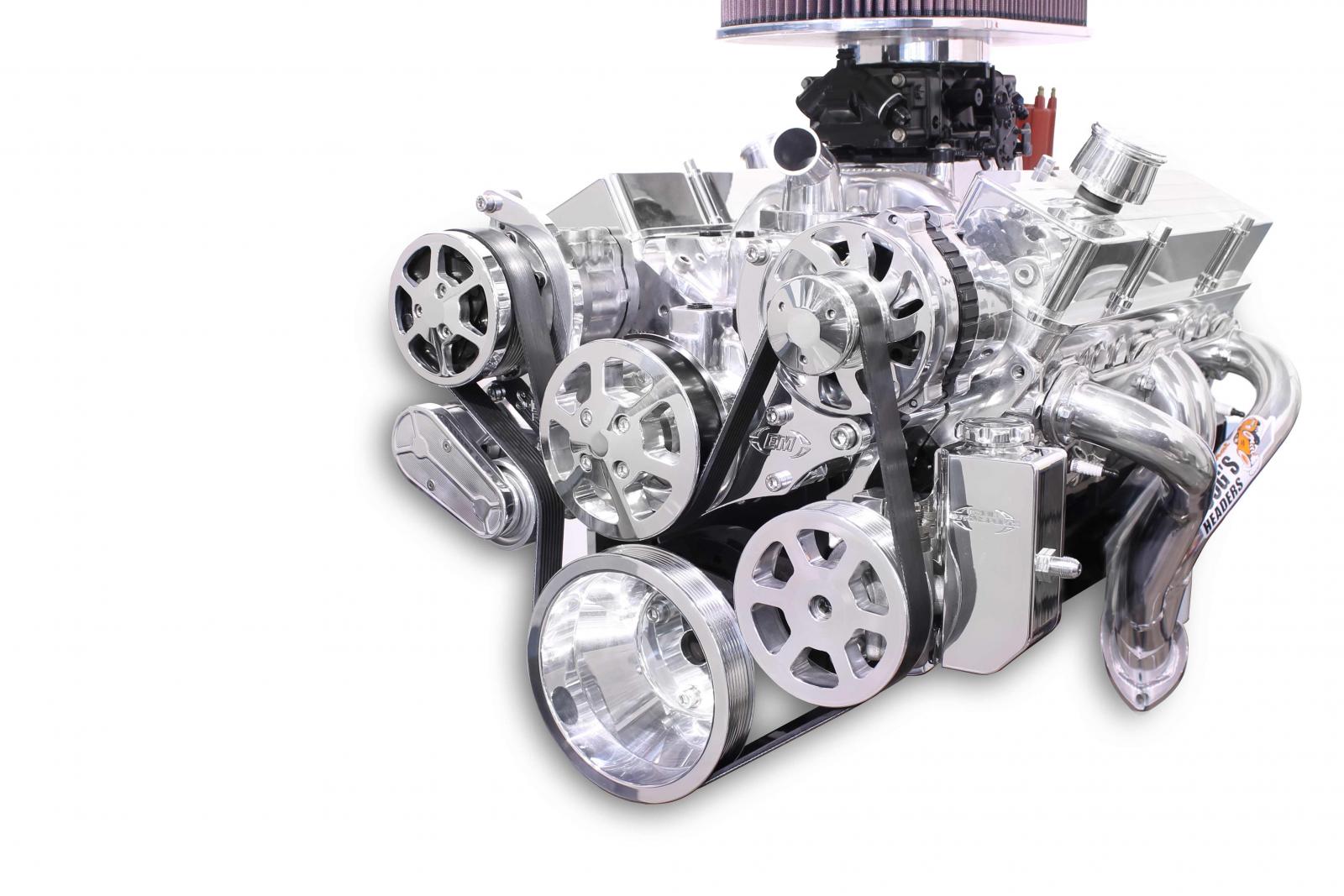 S-Drive Plus 8-Rib Serpentine Pulley Drive for SBC, BBC & LS