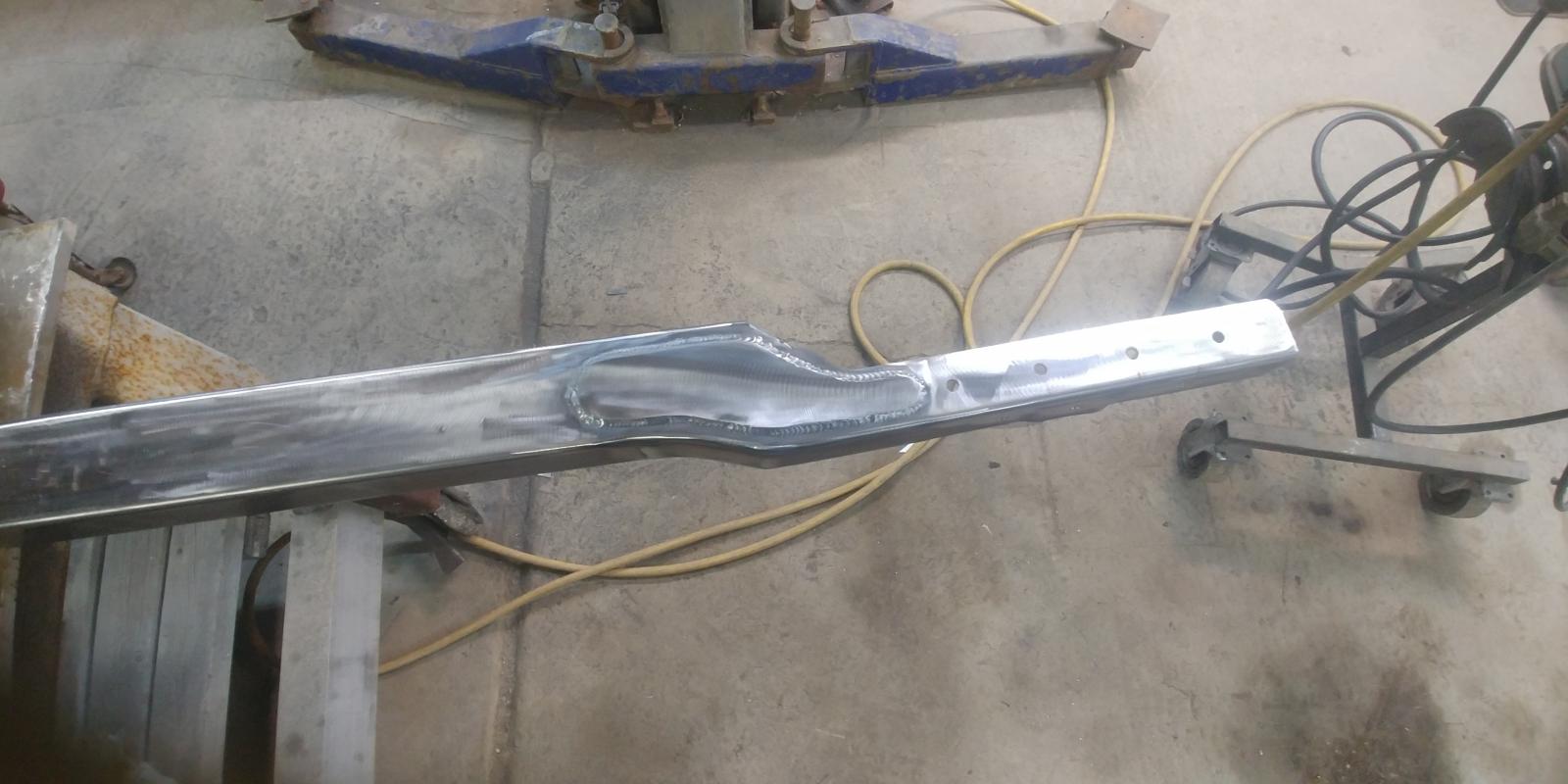 Name:  Front of frame rail to join front stub connector.jpg
Views: 3513
Size:  117.6 KB
