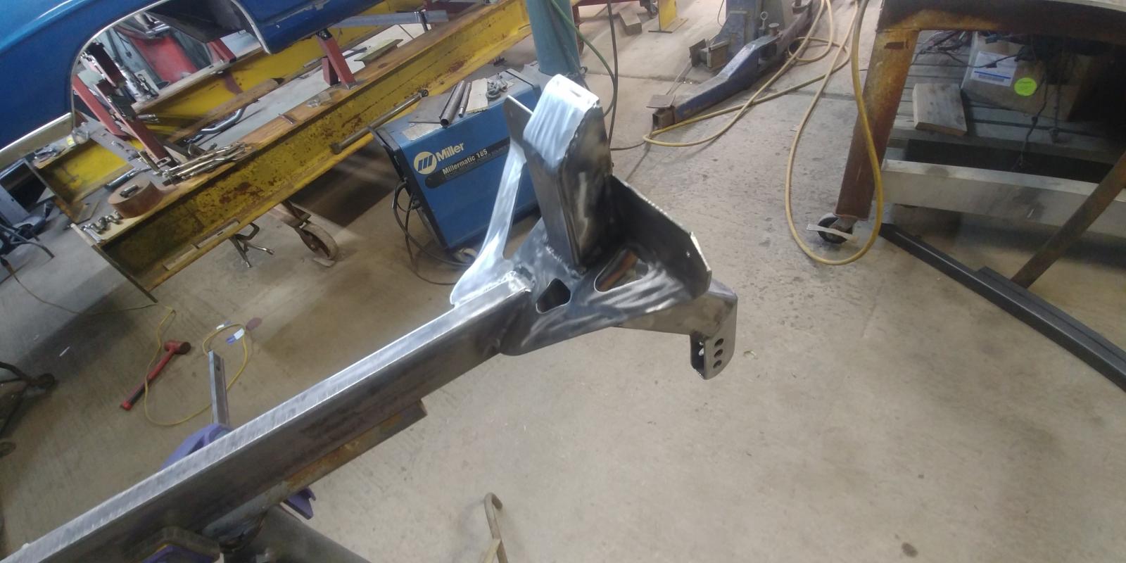 Name:  Rear Cross Member Starboard Side Bracket Tig Welded up.jpg
Views: 4581
Size:  130.2 KB