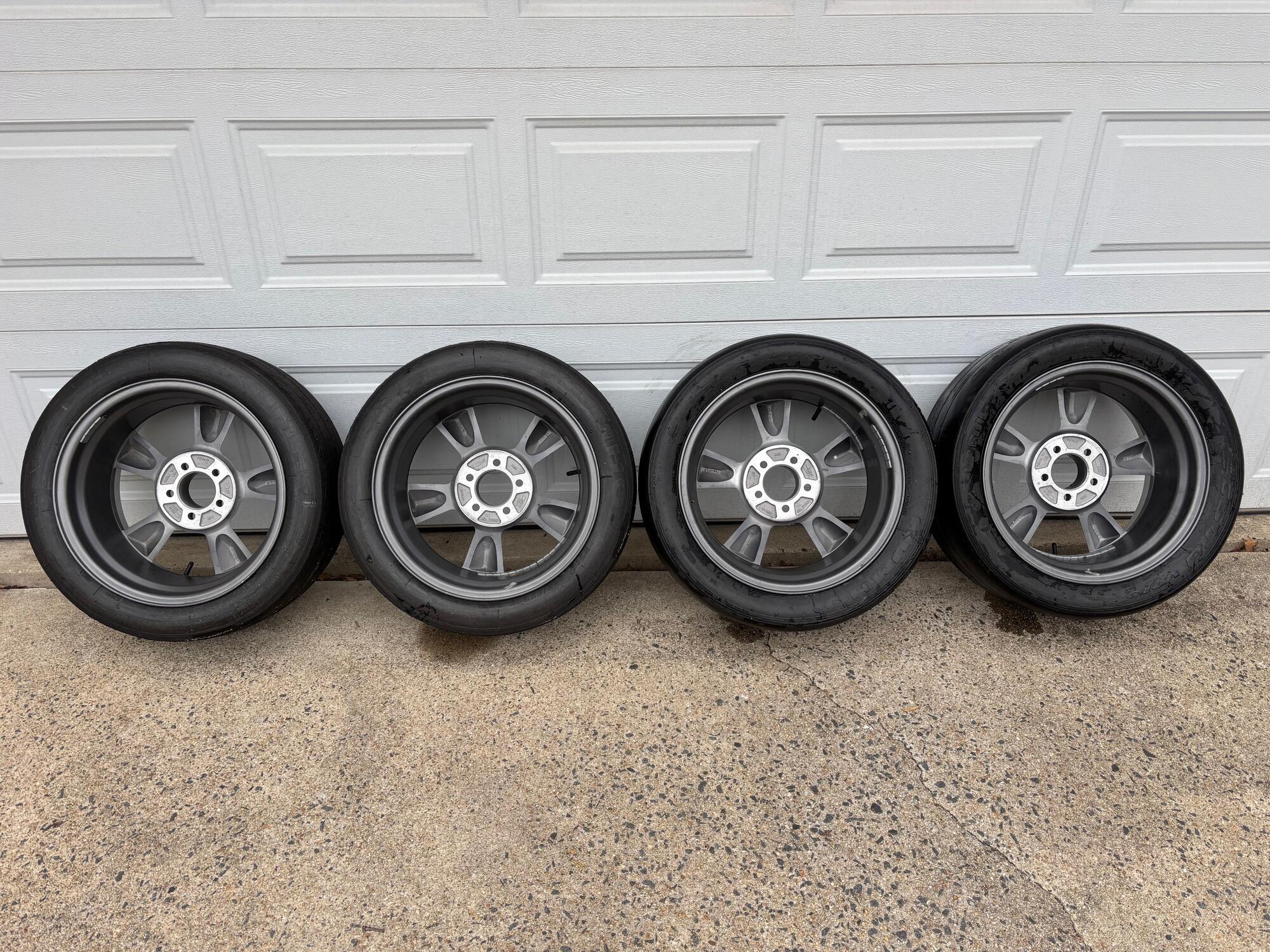 Coys 17x8 wheels + track tires