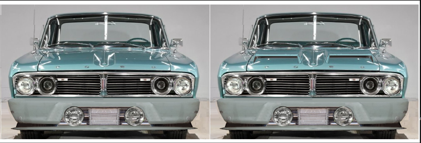 Name:  Evolution 2 - 4 eyed with turbo inlets to the same with Olds Buick hood scoops.png
Views: 2728
Size:  824.8 KB