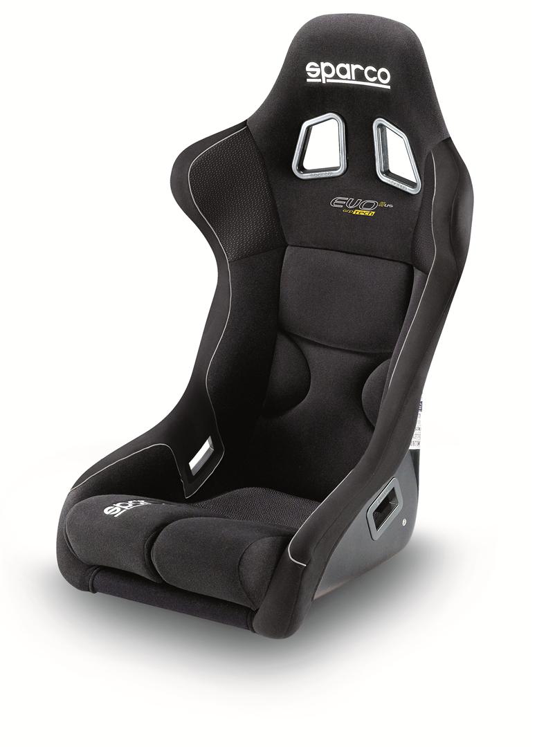 Sparco Flat Seat Pad for Evo II Seat - Black main image 0