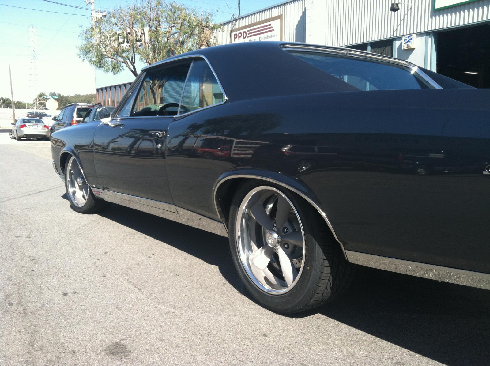 67 GTO weels and tires...fitment question