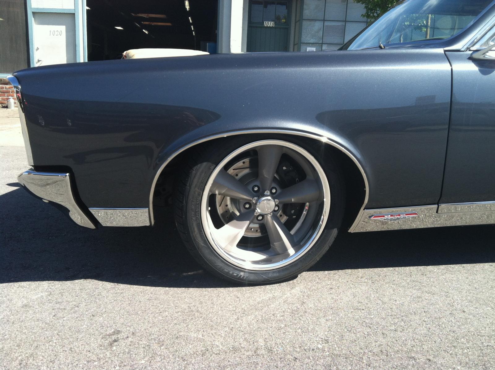 67 GTO weels and tires...fitment question